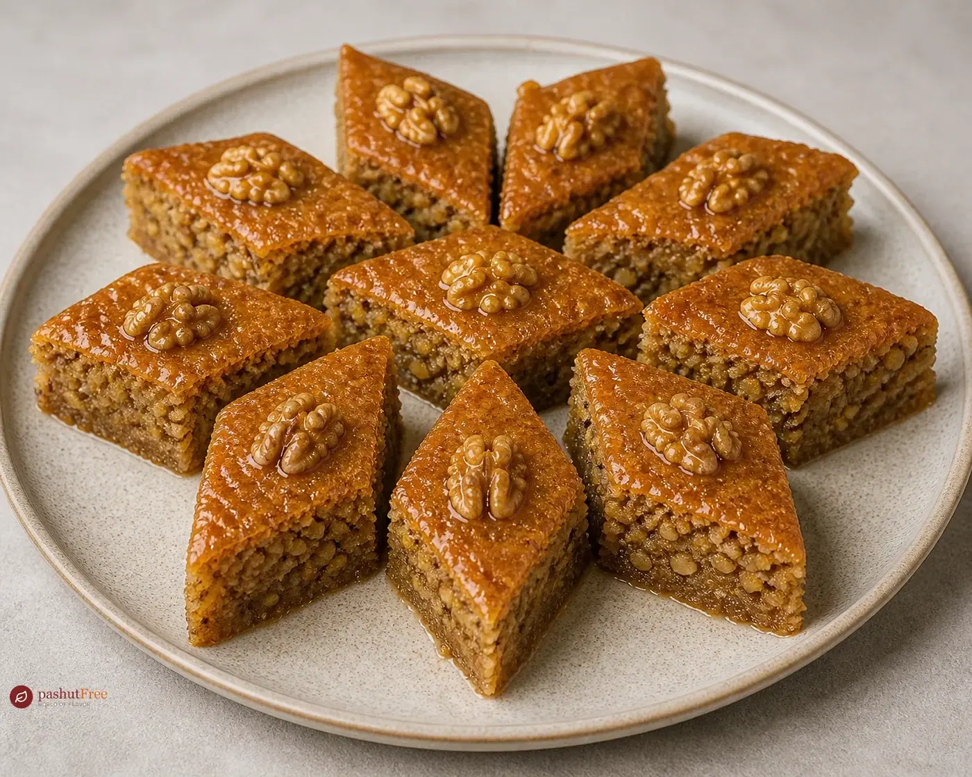 Shendetlie Honey and Nut Cake כמנה ביתית מוכנה