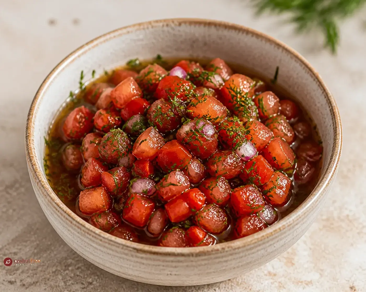 Spicy Tomato and Dill Salsa כמנה ביתית מוכנה