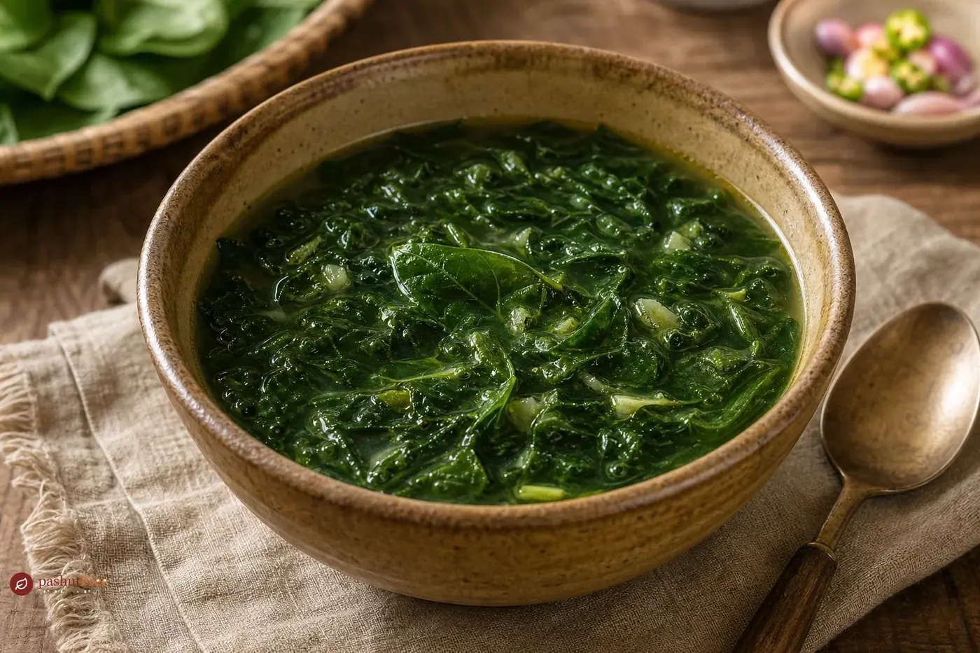 Betel Leaves Soup כמנה ביתית מוכנה