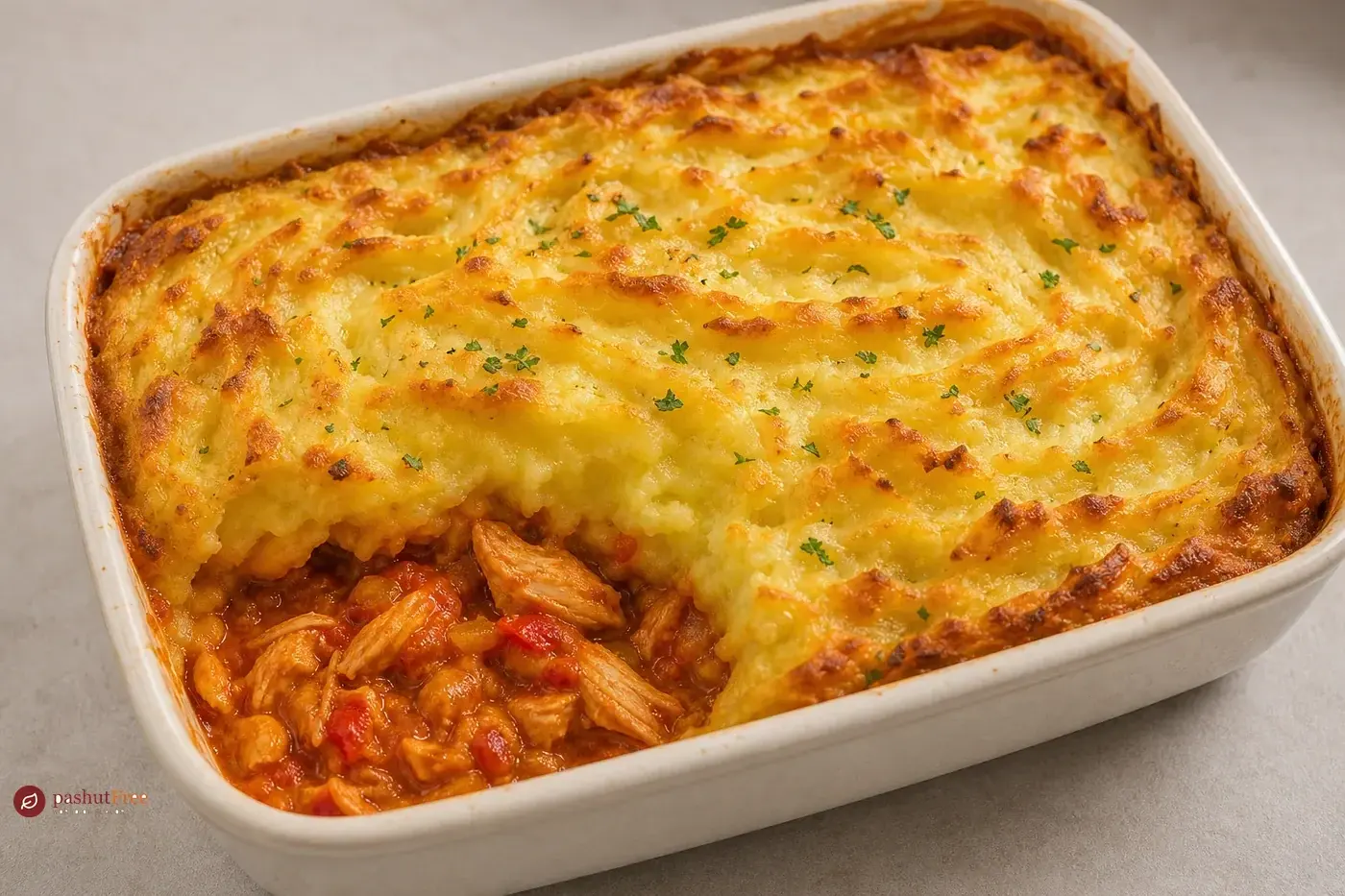Spanish chicken pie כמנה ביתית מוכנה