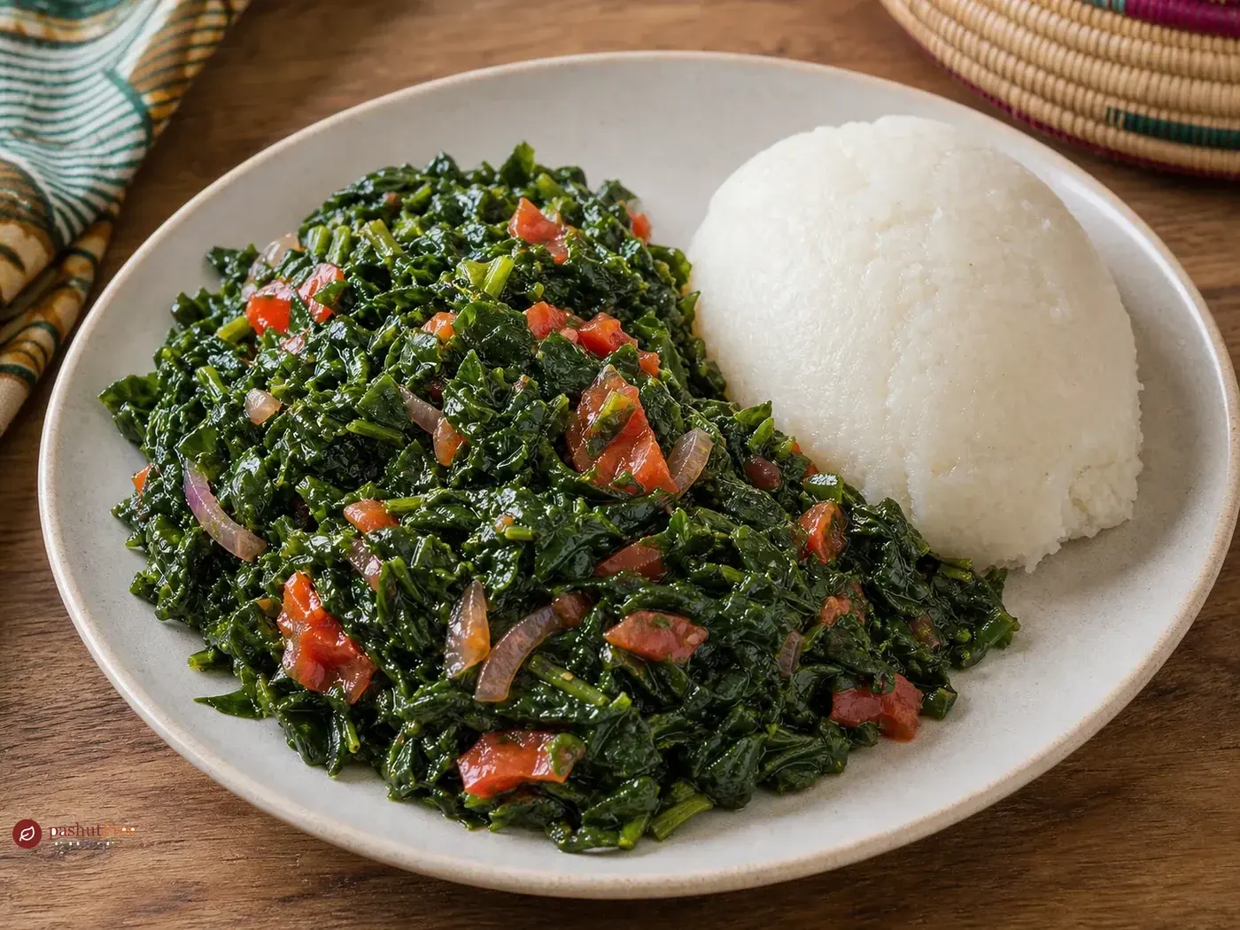 Sukuma Wiki כמנה ביתית מוכנה