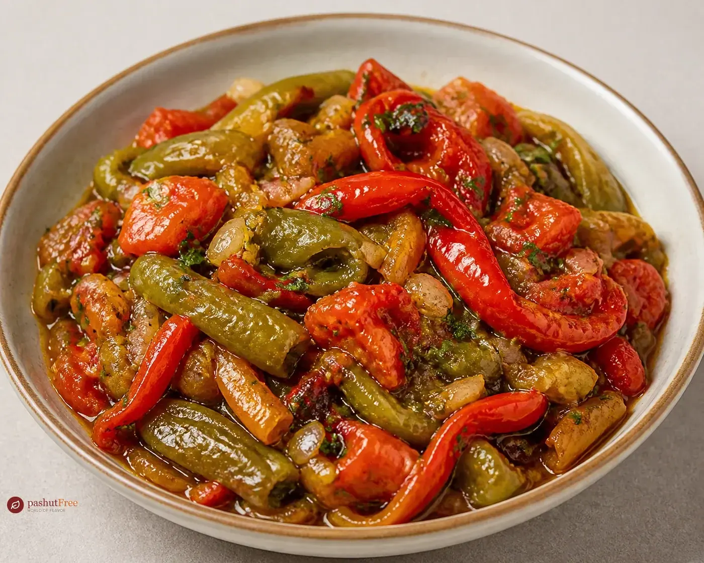 Algerian Flafla (Bell Pepper Salad) כמנה ביתית מוכנה