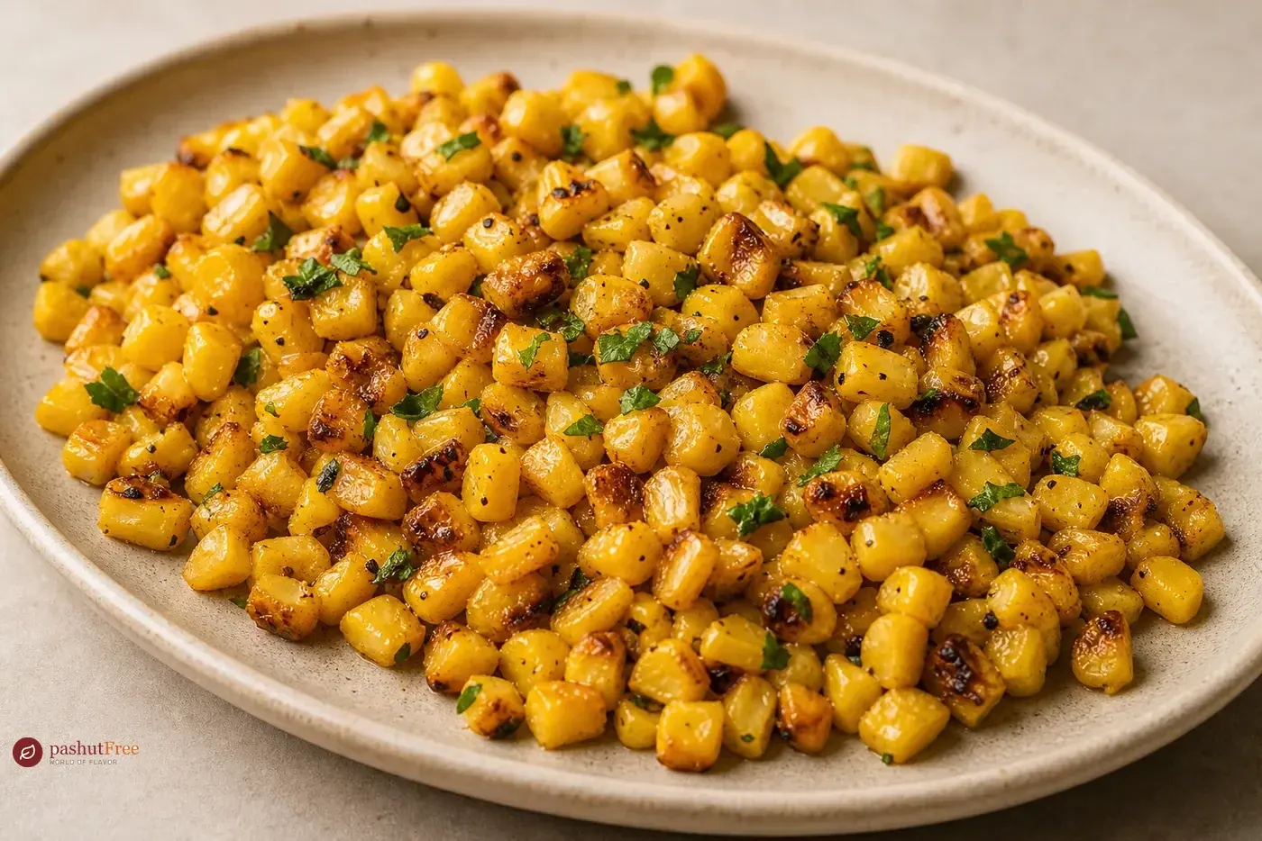 Easy Roasted Corn Side Dish כמנה ביתית מוכנה