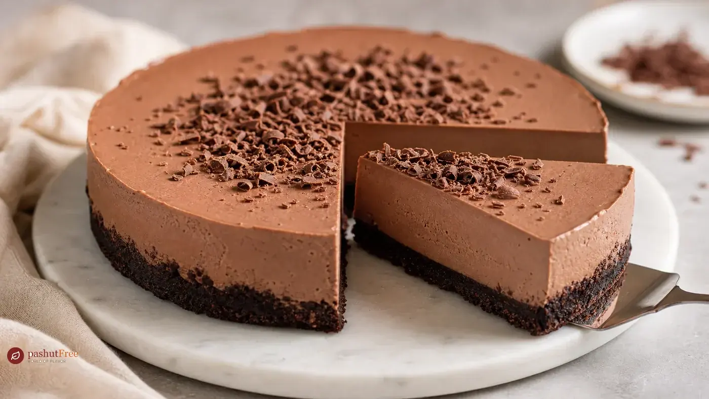 Decadent No-Bake Chocolate Cheesecake כמנה ביתית מוכנה