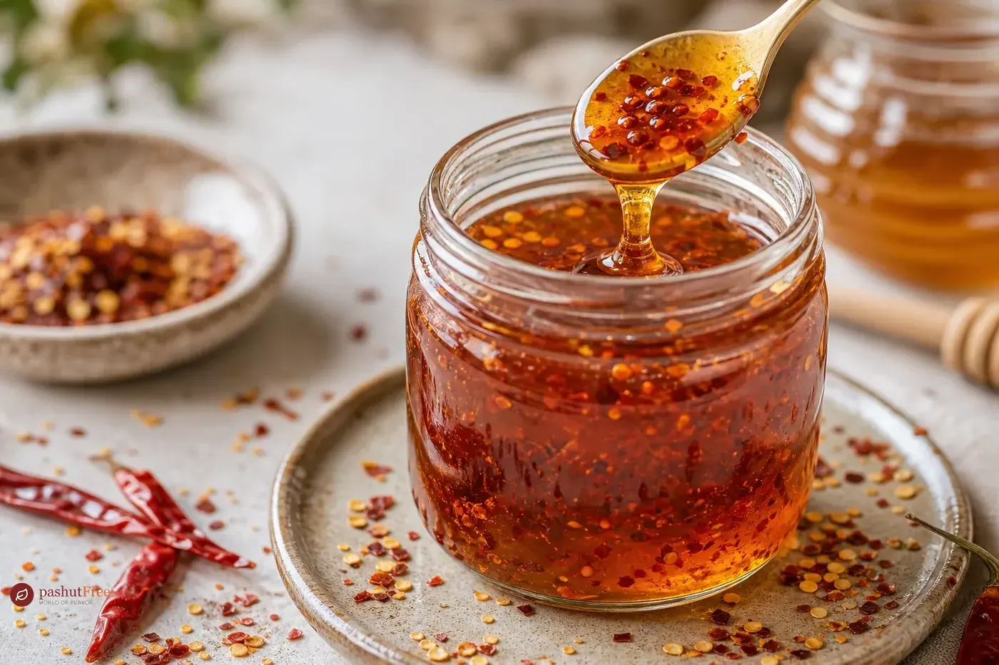 Homemade Spicy Honey כמנה ביתית מוכנה