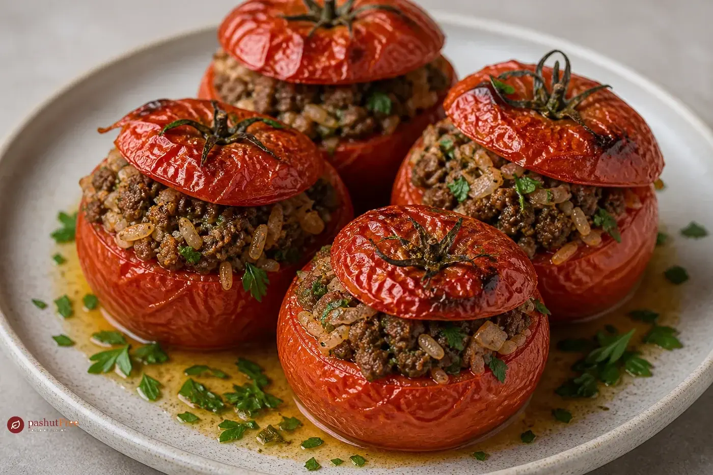Stuffed Lamb Tomatoes כמנה ביתית מוכנה