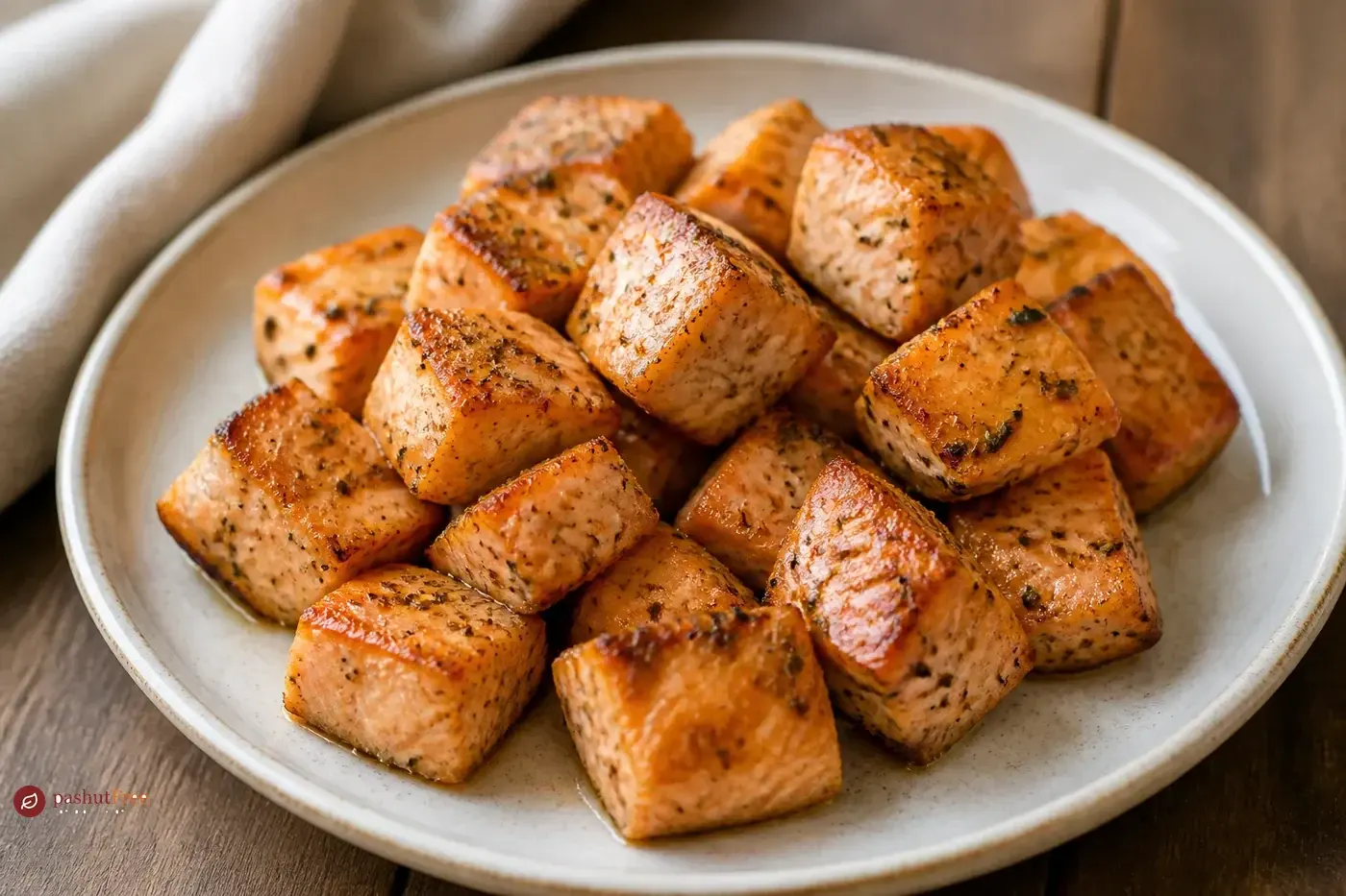 Savory Salmon Bites כמנה ביתית מוכנה