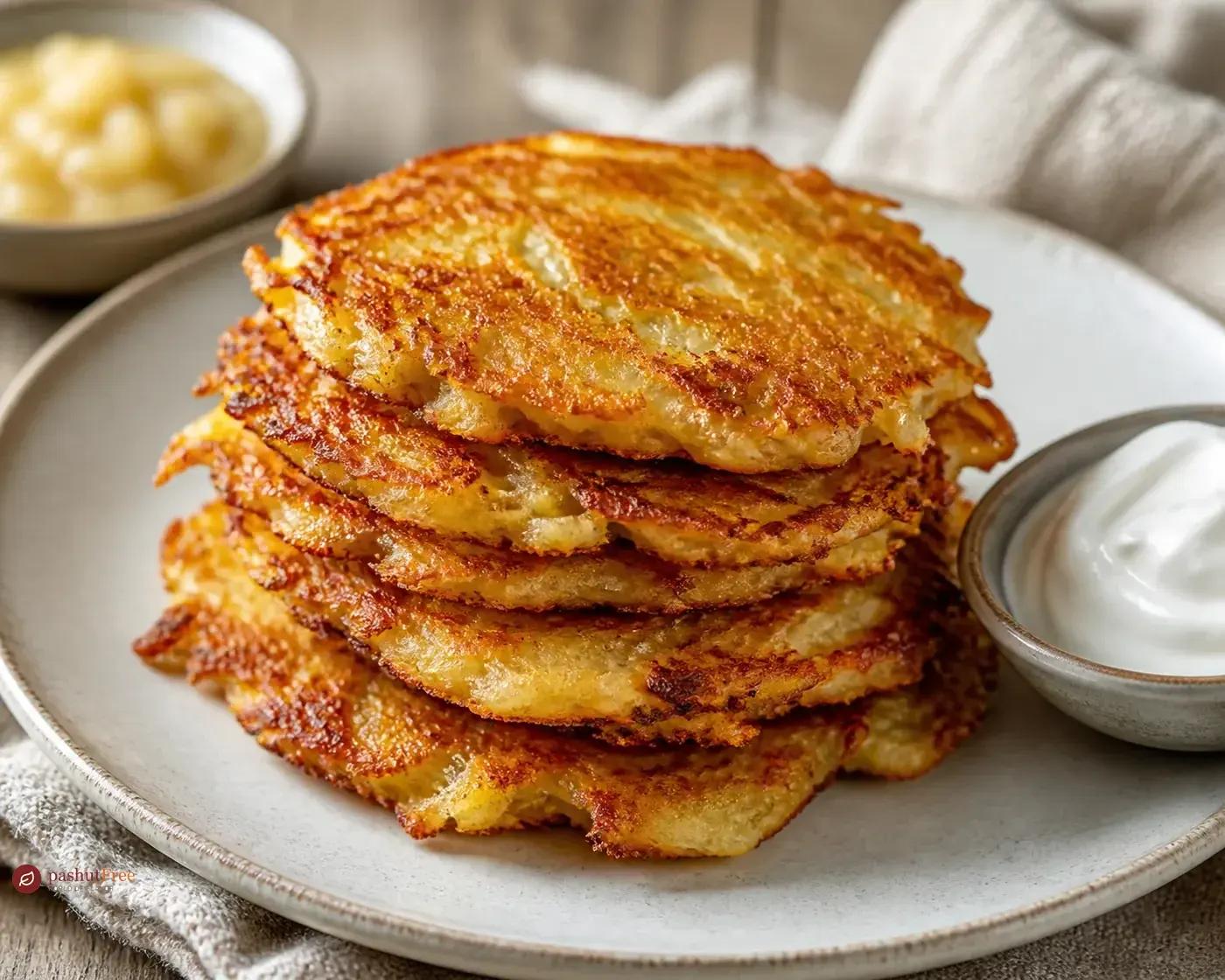 Crispy Potato Pancakes כמנה ביתית מוכנה
