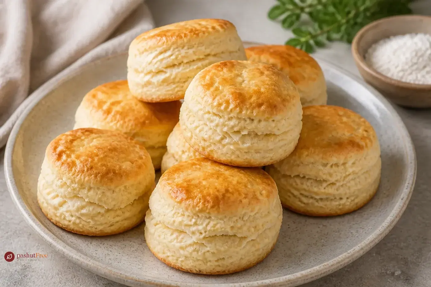 Fluffy Biscuits כמנה ביתית מוכנה