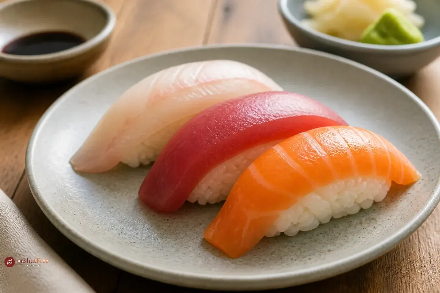 Three-Fish Nigiri כמנה ביתית מוכנה