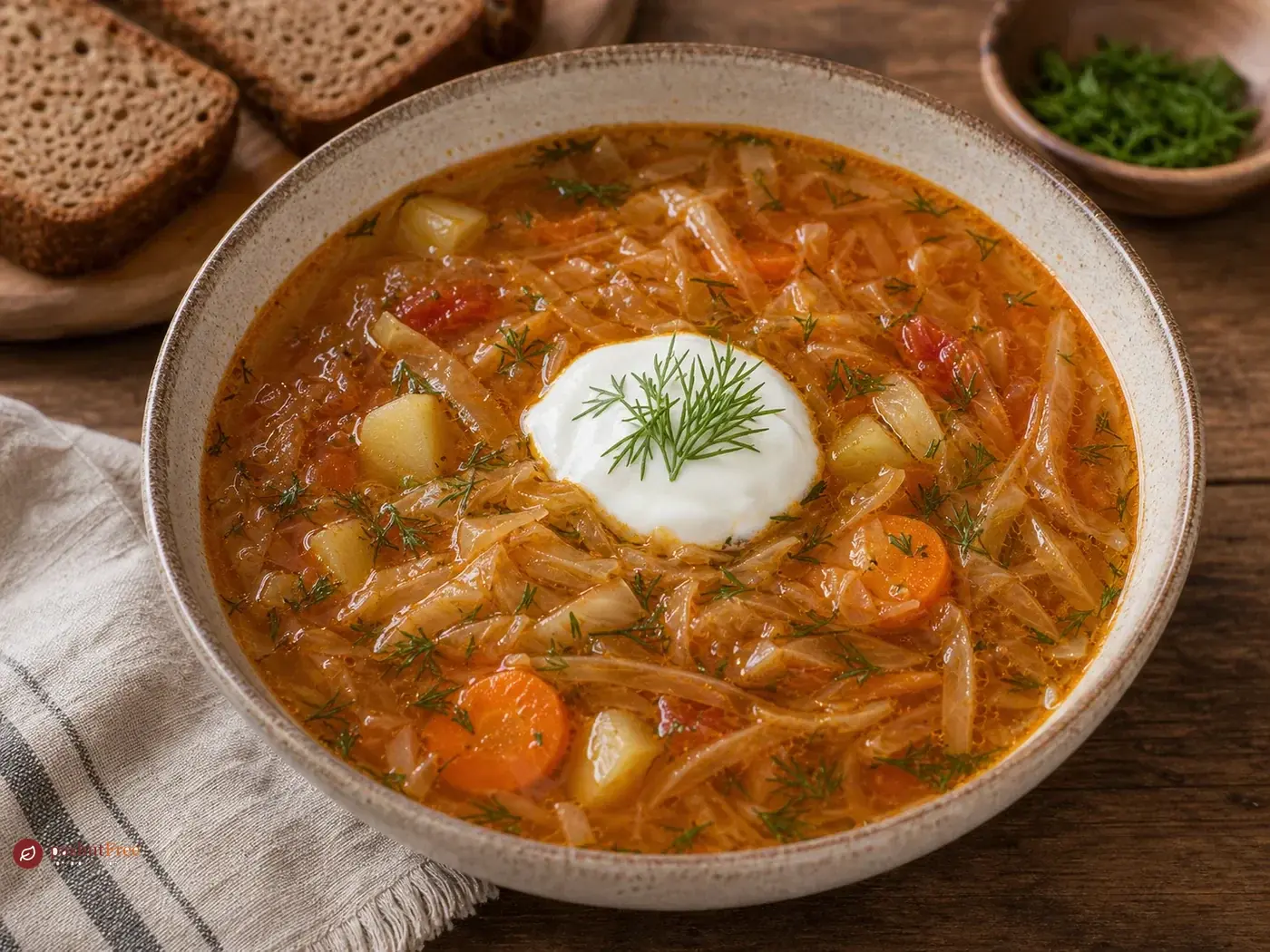 Cabbage Soup (Shchi) כמנה ביתית מוכנה
