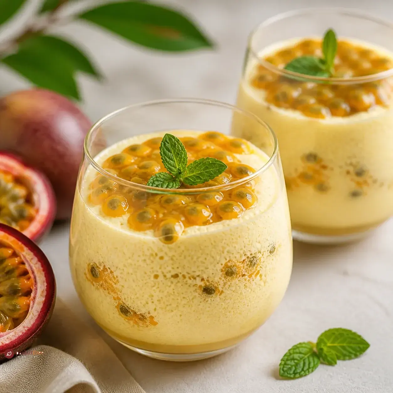 Passion fruit mousse כמנה ביתית מוכנה