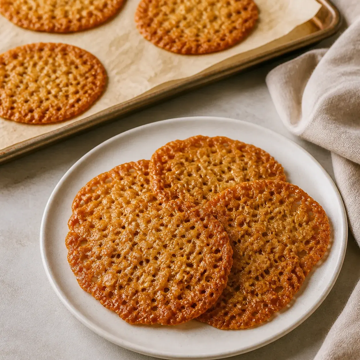 Crispy Lace Cookies כמנה ביתית מוכנה