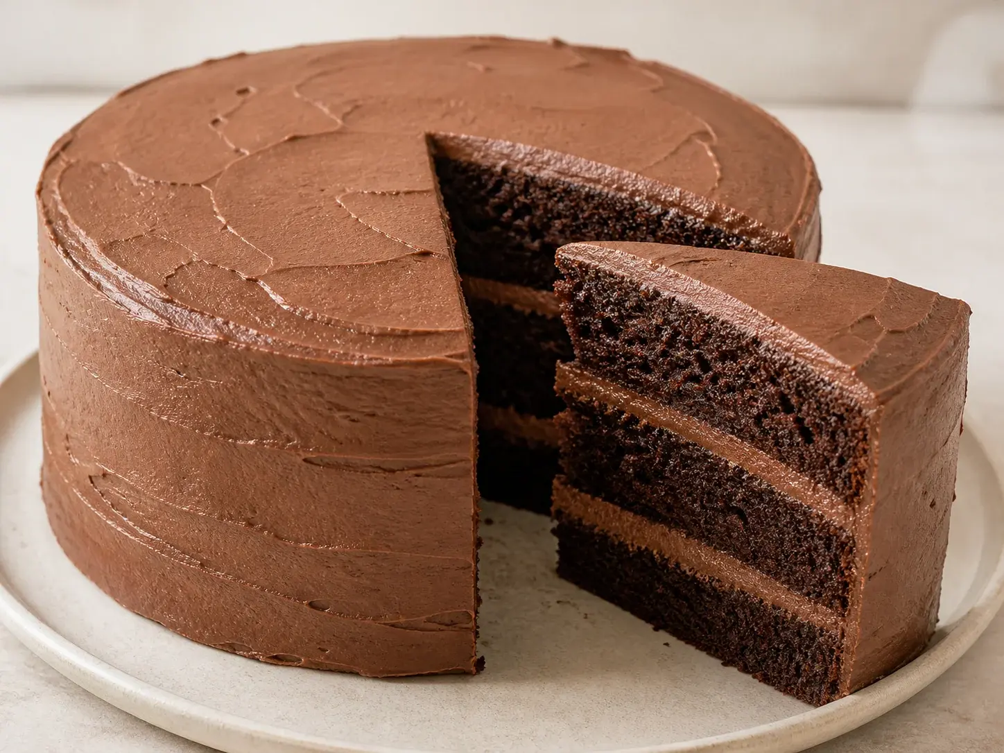 Decadent Chocolate Layer Cake כמנה ביתית מוכנה