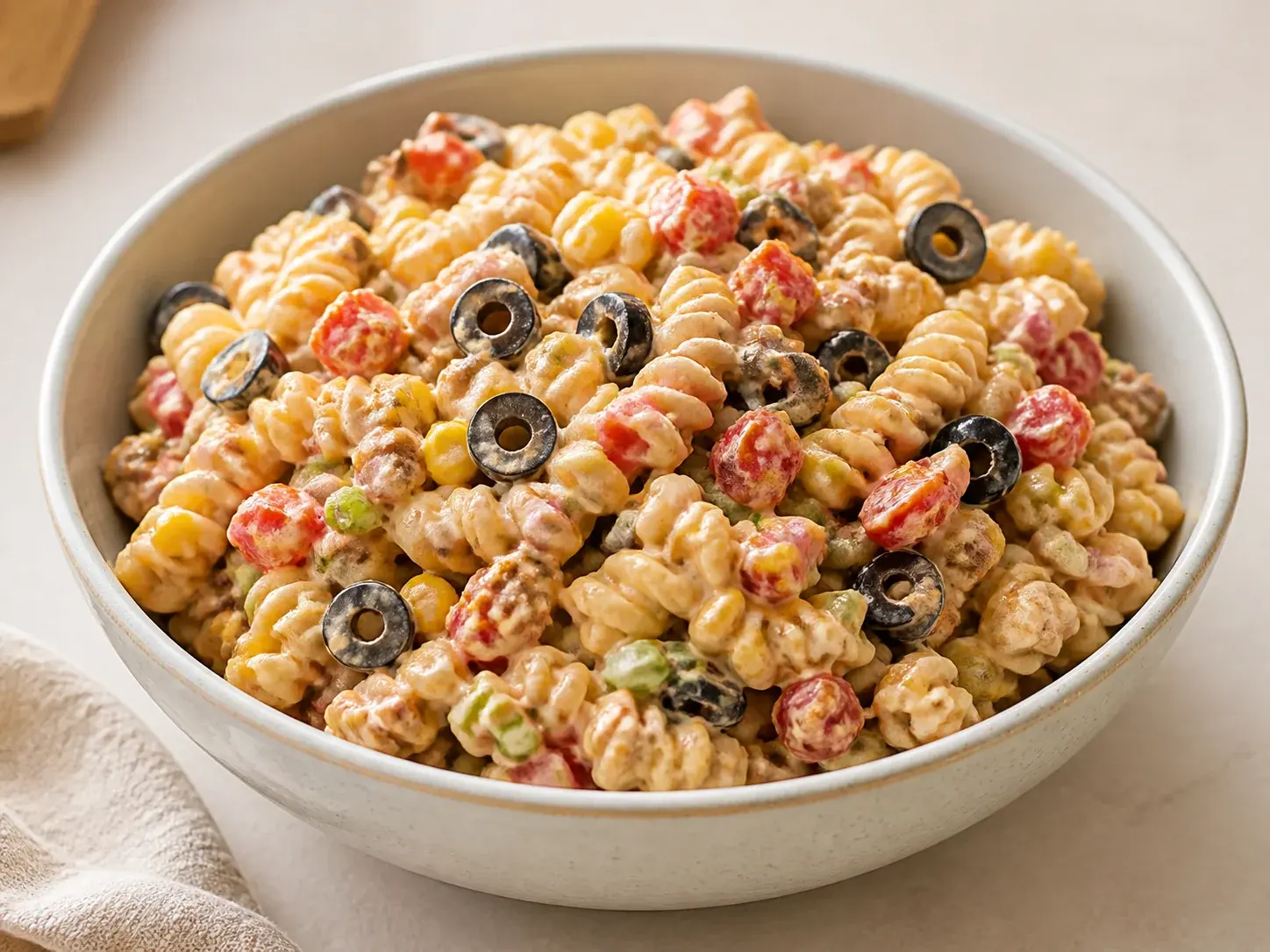 Creamy Taco Pasta Salad כמנה ביתית מוכנה